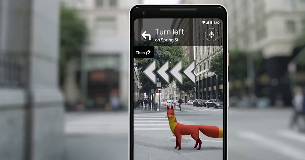 AR Navigation Maps Launched by Google