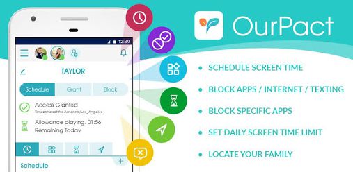 ourpact best parental control app family locator block schedule app