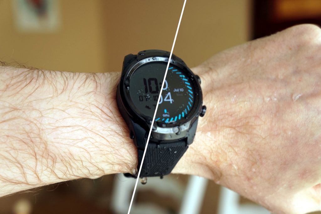 ticwatch dual display