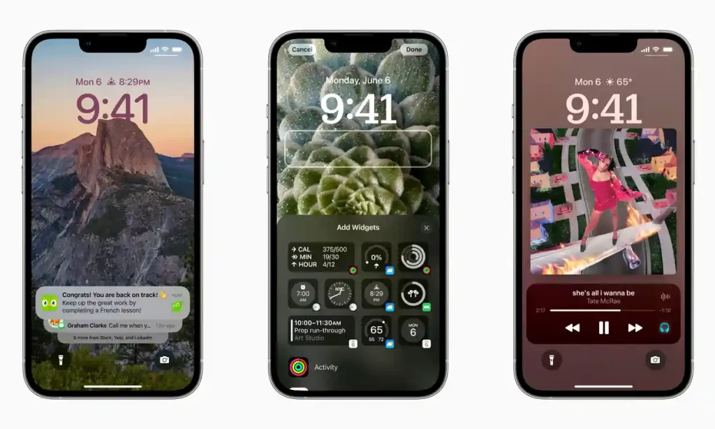 iOS 16 lockscreen designs