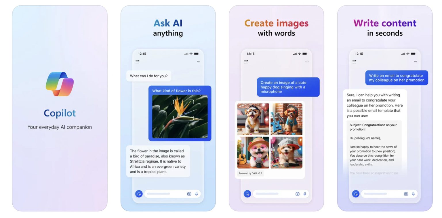 Microsoft’s Copilot is Now Available on iOS App Store