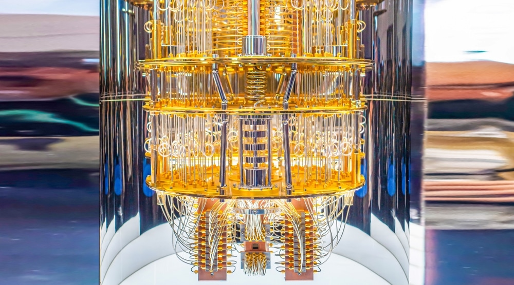 LAS VEGAS, NEVADA - JANUARY 7, 2020: IBM Q System One Quantum Computer at the Consumer Electronic Show CES 2020